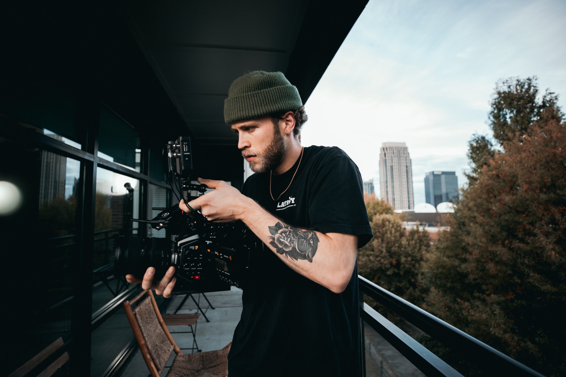 content creators shooting a video for an ad campaign